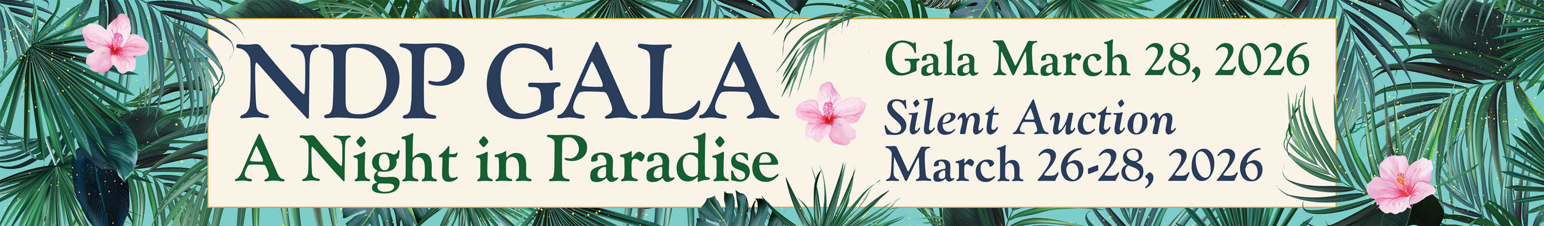 NDP Gala Silent Auction Banner