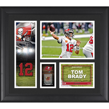 Tom Brady Autographed Tampa Bay Buccaneers (White #12) Deluxe